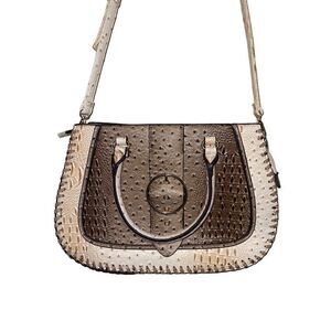 Est. 1946 Faux Ostrich Embellished HandBag Purse-NWOT